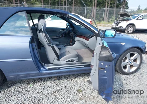 2004 BMW 325Ci из США, поврежденный, VIN WBABW33454PL32274